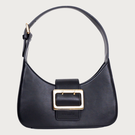 Classic minimalist made by soft vegan leather with enhanced by the metal hardware