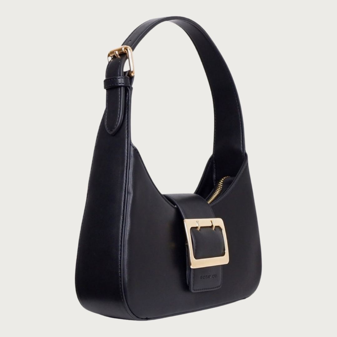 Classic minimalist made by soft vegan leather with enhanced by the metal hardware