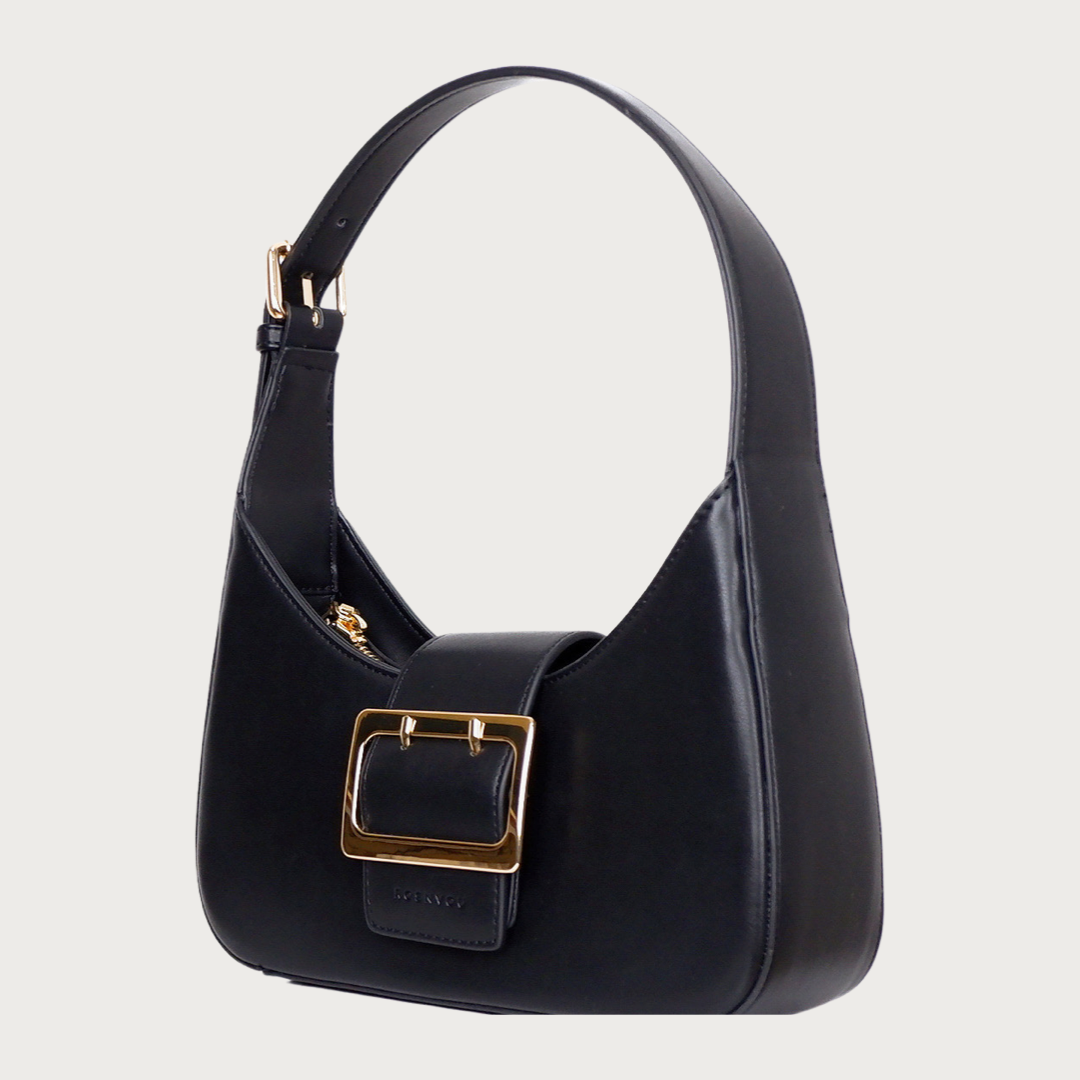 Classic minimalist made by soft vegan leather with enhanced by the metal hardware