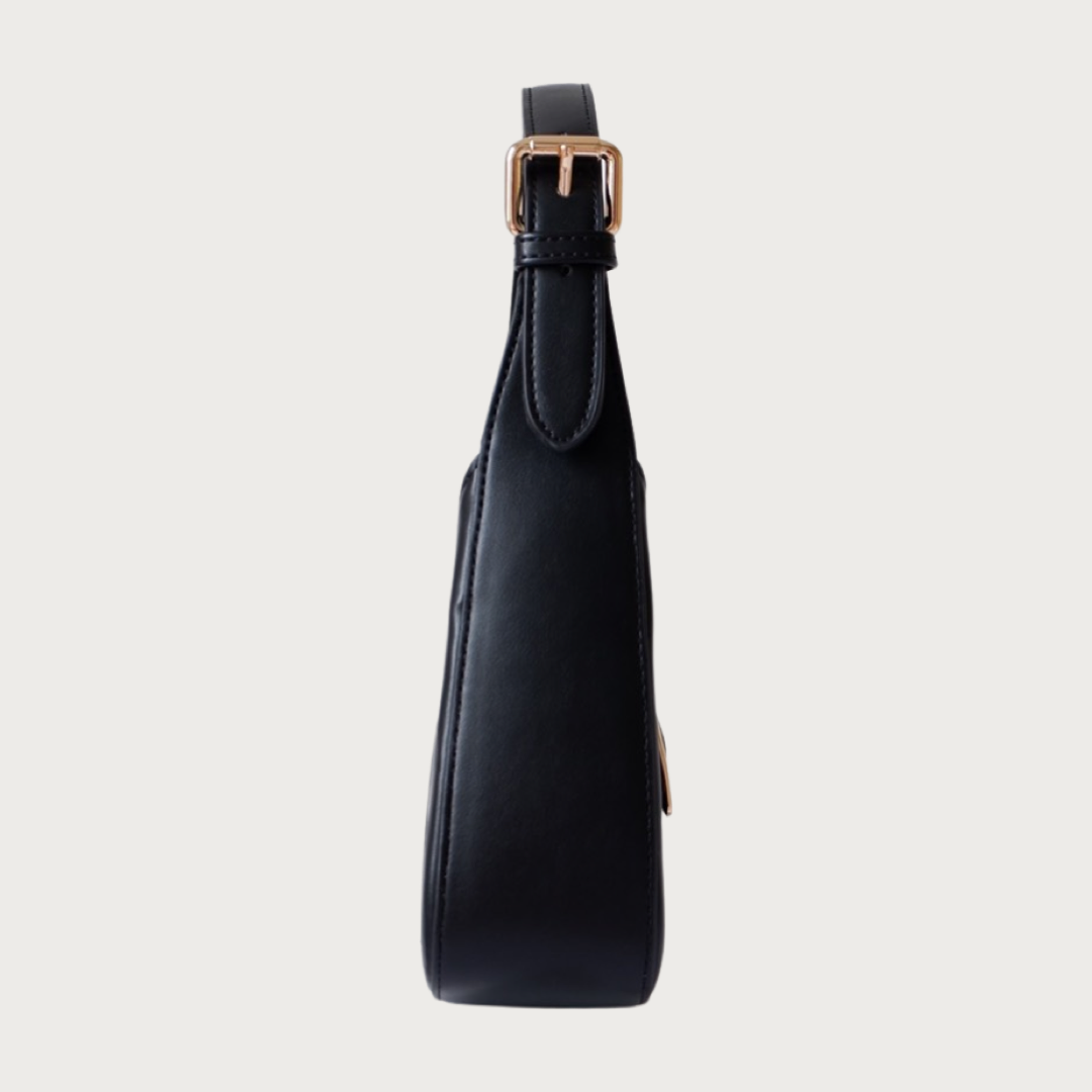 Classic minimalist made by soft vegan leather with enhanced by the metal hardware