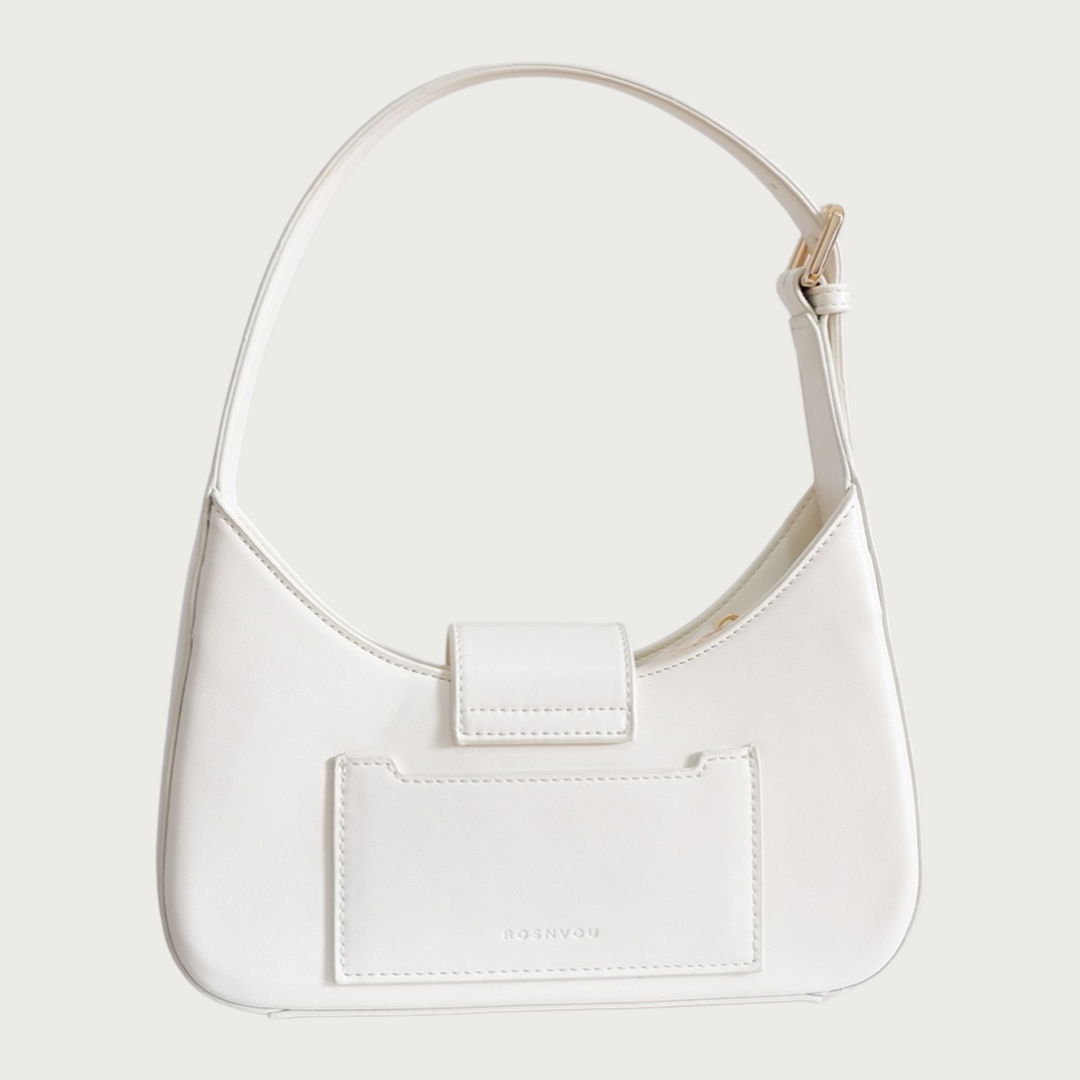 Classic minimalist made by soft vegan leather with enhanced by the metal hardware